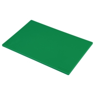 Hygiplas Low Density Chopping Board Green - 18x12x1/2"