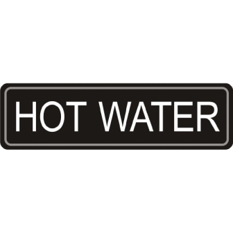 Airpot Label - Hot Water