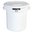 Rubbermaid Round Brute Container White - 37.9Ltr