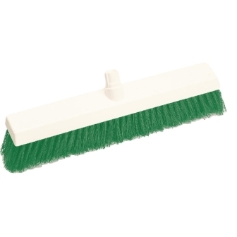 Stiff Hygiene Broom Green - 12"