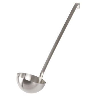 Vogue Stainless Steel Heavy Duty Ladle - 0.125Ltr / 80mm