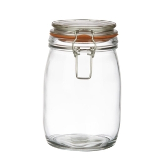 Vogue Preserving Jar with Clip - 1.0Ltr