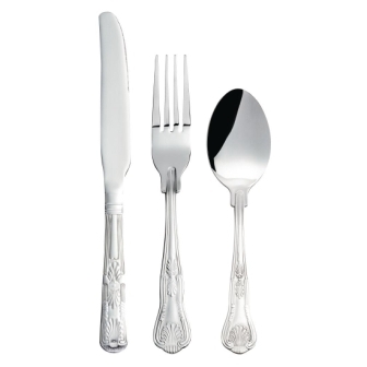 Kings Cutlery Sample Set 18/0 [Table Knife, Table Fork, Desert Spoon]