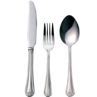 Jesmond Cutlery Sample Set 18/0 [Table Knife Table Fork Desert Spoon]