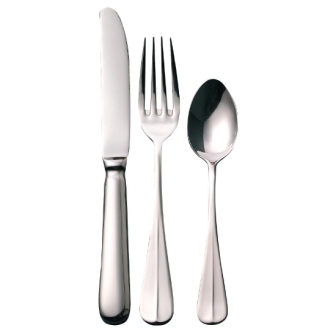 Baguette Cutlery Sample Set 18/10 [Table Knife, Table Fork, Desert Spoon]