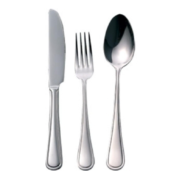 Mayfair Cutlery Sample Set 18/10 [Table Knife, Table Fork, Desert Spoon]