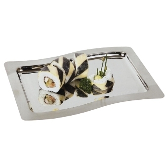 APS Stainless Steel Service Display Tray - 28.5x20cm