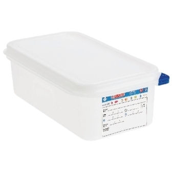 Araven Food Containers GN 1/3 with Lids - 4Ltr [Box 4]