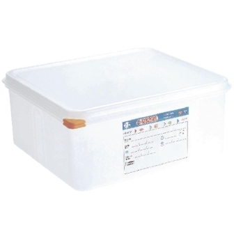 Araven Food Containers GN 2/3 with Lids  - 13.5 Ltr [Pack 4]