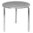 Bolero Bistro Round Table St/St with Curved Edge Dia - 600x720mm