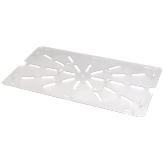 Vogue Clear Polycarbonate Drainer Plate - 1/1 GN
