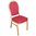Bolero Aluminium Arched Back Banquet Chairs - Red [Pack 4]