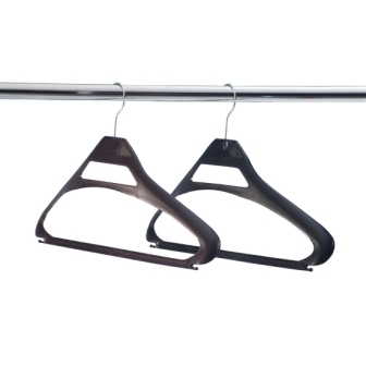 Hooked Hangers Polypropylene Black [Pack 100]