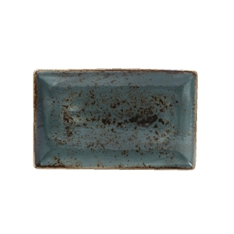 Steelite Craft Blue Rectangular Platter - 270mm x 167mm