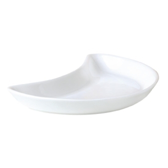 Steelite Monaco White Crescent Salad Plates - 202mm