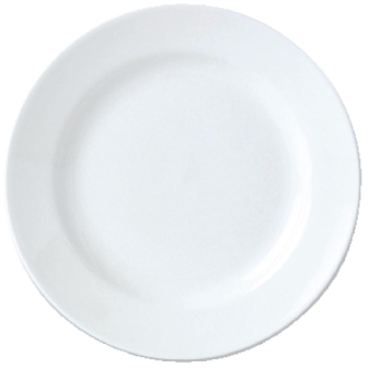 Simplicity White Harmony Plate - 10 5/8" [Box 24]