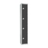 300mm Deep 4 Door Locker - Graphite Grey