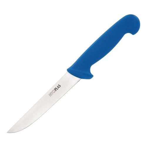 Hygiplas Stiff Blade Boning Knife Blue - 15cm
