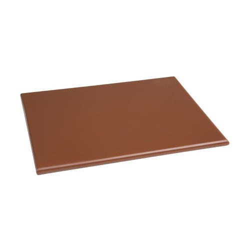 Hygiplas High Density Chopping Board Small Brown - 229x305x12mm