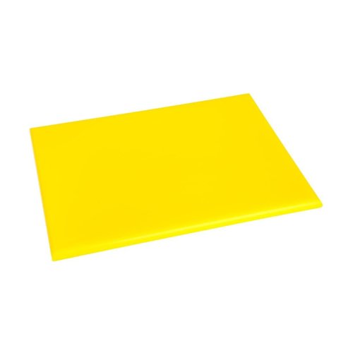 Hygiplas High Density Chopping Board Small Yellow - 229x305x12mm