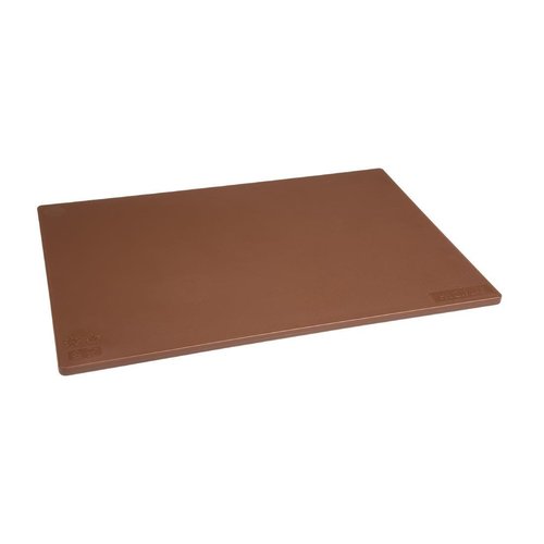 Hygiplas Anti-bacterial Low Density Chopping Board Brown - 450x300x12mm