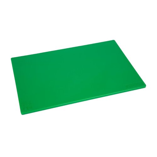 Hygiplas Anti-bacterial Low Density Chopping Board Green - 450x300x12mm