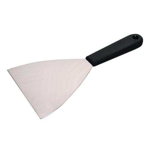 Schneider Stainless Steel Spatula - 120mm with Black PP handle
