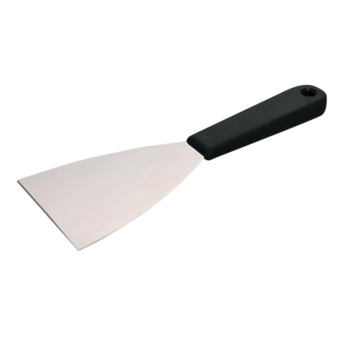 Schneider Stainless Steel Spatula 80mm with Black PP handle