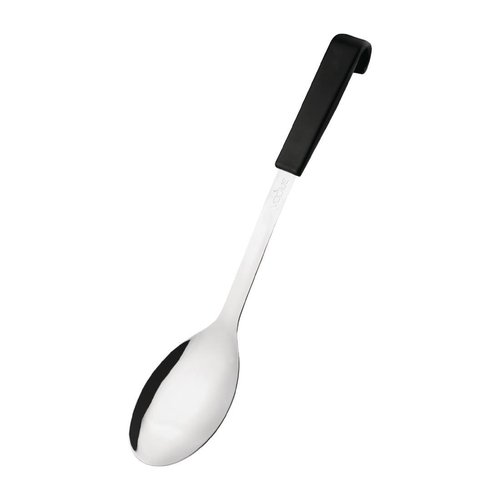 Vogue Black Handled Serving Spoon - 340mm