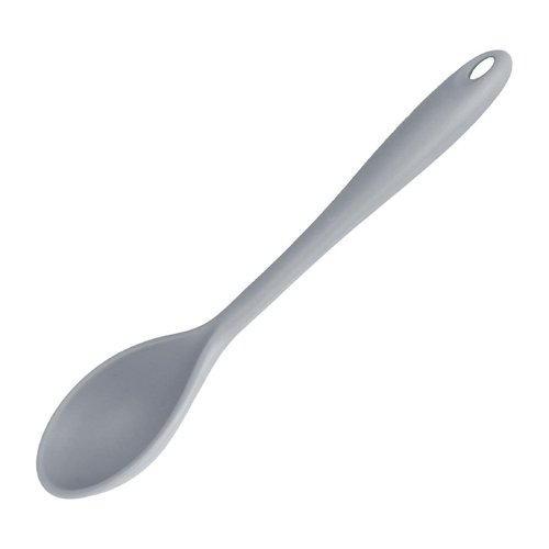 Vogue Silicone High Heat Cooking Spoon - Grey