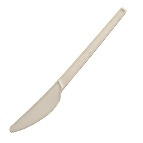 Vegware Compostable Knife lightweight Natural (Pack 50)