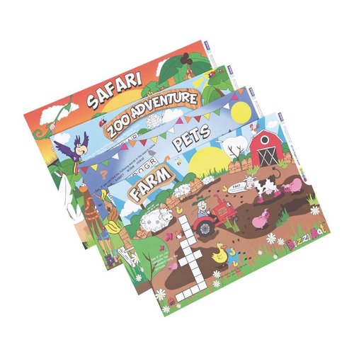 Craftis Childrens Assorted Colouring Mat (Case 500)