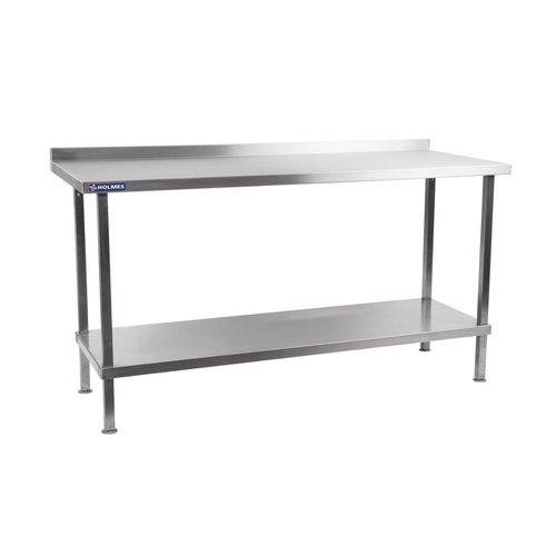 Holmes St/St Wall Table with upstand (Welded) - 1800mm x 650mm x 900mm