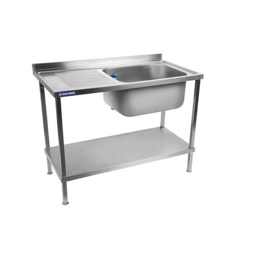 Holmes Sink Single R/H Bowl Single L/H Drainer (Welded) - 1200mm x 600mm x 900mm