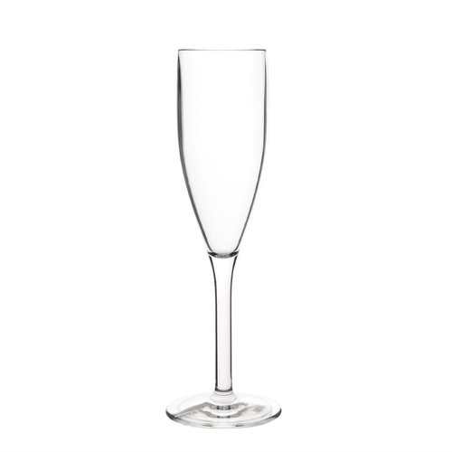 Kristallon Polycarbonate Champagne Flute - 210ml (Box 12)