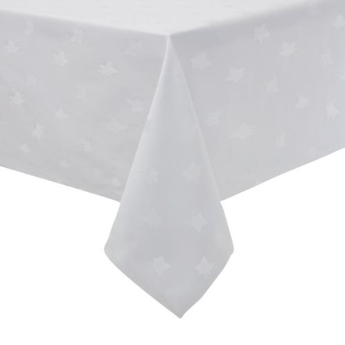 Luxury Luxor Tablecloth White - 178x365cm