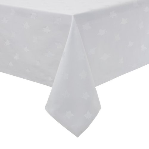 Luxury Luxor Tablecloth White - 230x230cm