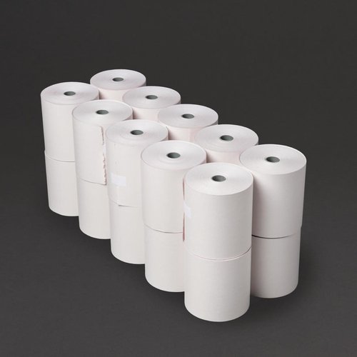 Non-Thermal Till Roll 76mm x 70mm 2ply (White/Pink) (Box 20)