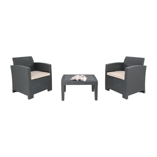 Bolero PP Wicker Armchair & Table Set