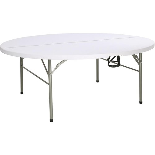 Bolero Centre Folding Table Round - 6ft