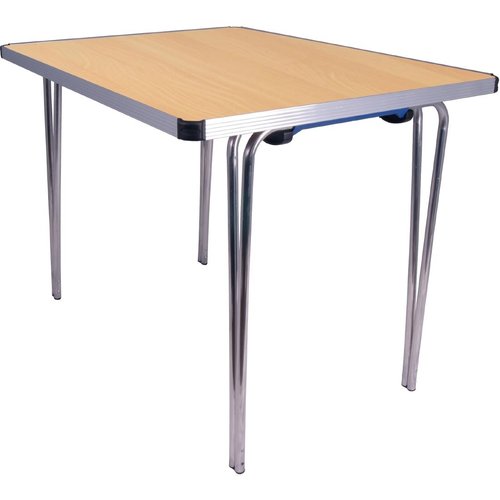Gopak Contour Folding Table (Beech Effect) - 915x685x698mm