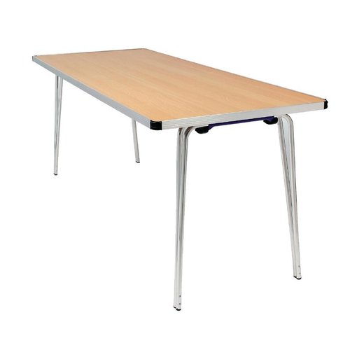 Gopak Contour Folding Table (Oak Effect) - 915x685x698mm