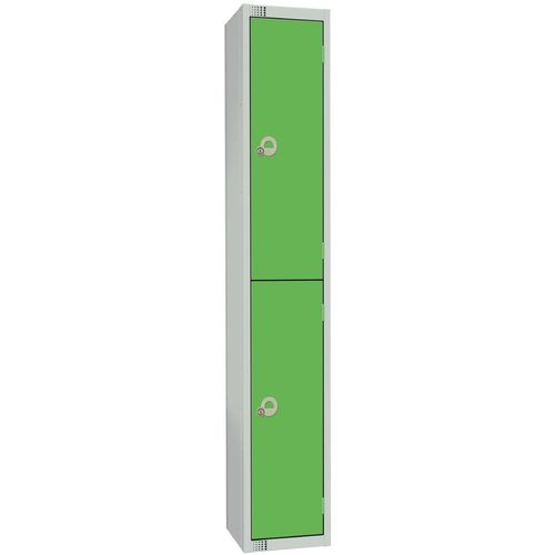 450mm Deep 2 Door Locker - Green