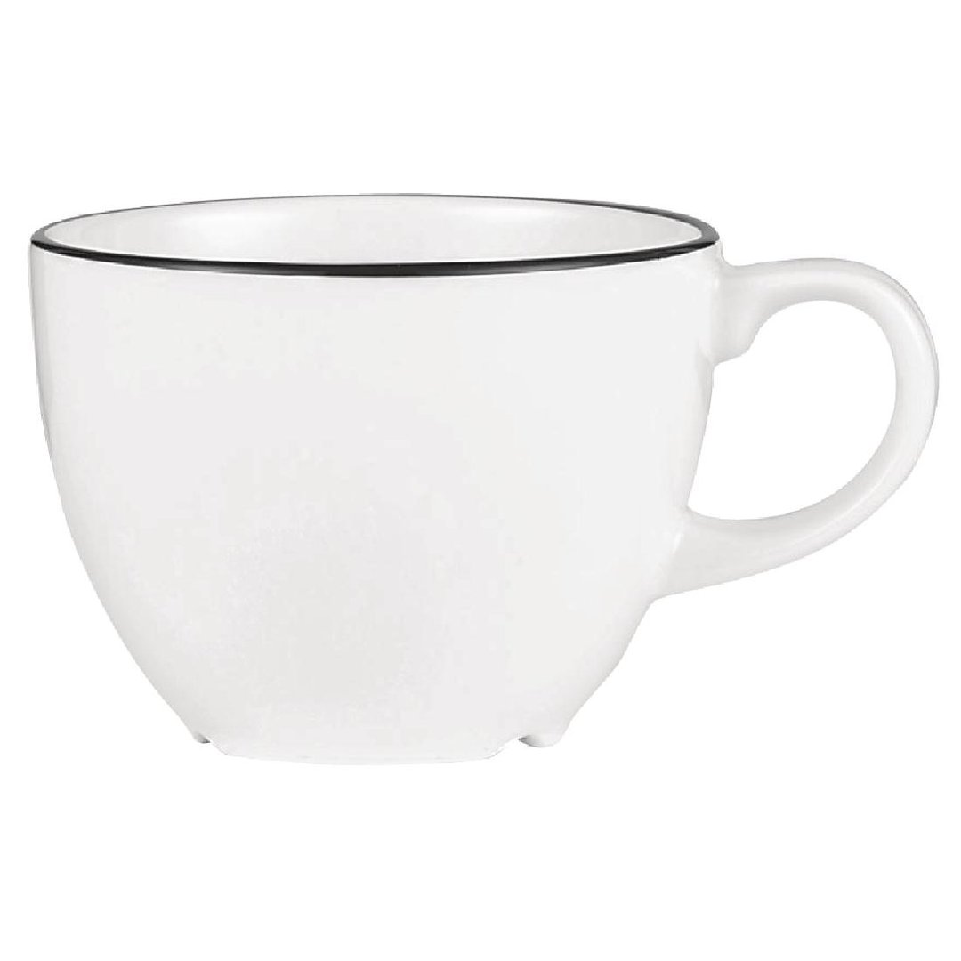 Churchill Alchemy Mono Elegant Tea Cup - 7 1/2oz (Box 24)