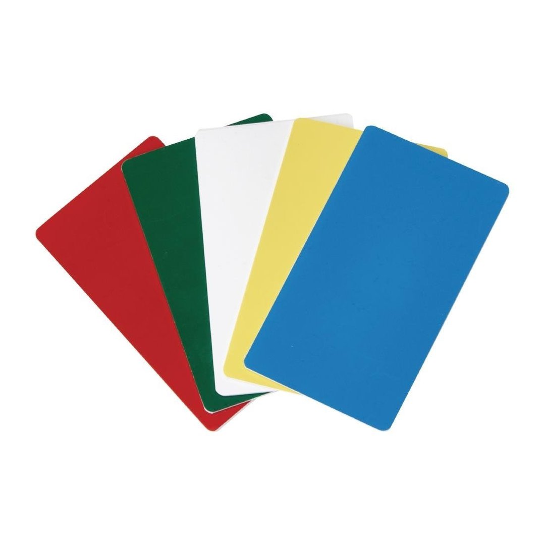 Cambro ID Labels in 5 Colours