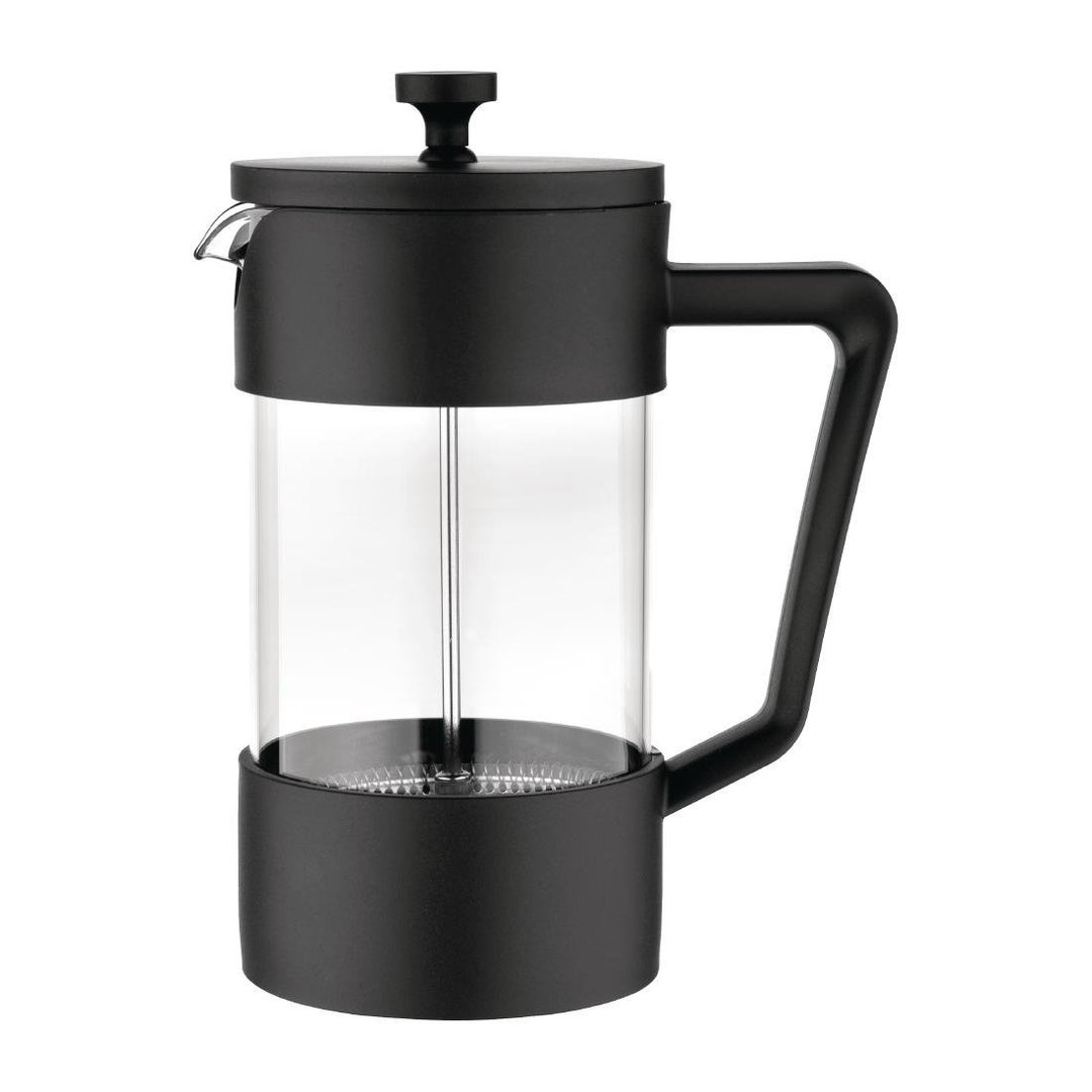 Olympia Cafetiere Black - 8 Cup 1Ltr