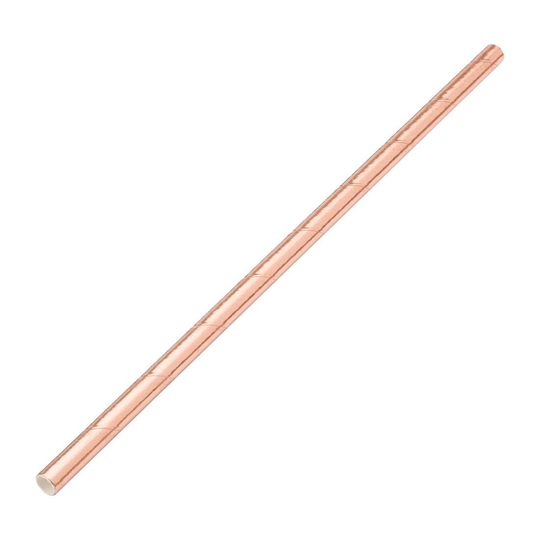Utopia Straw Solid Copper Paper - 200mm (Pack 250)