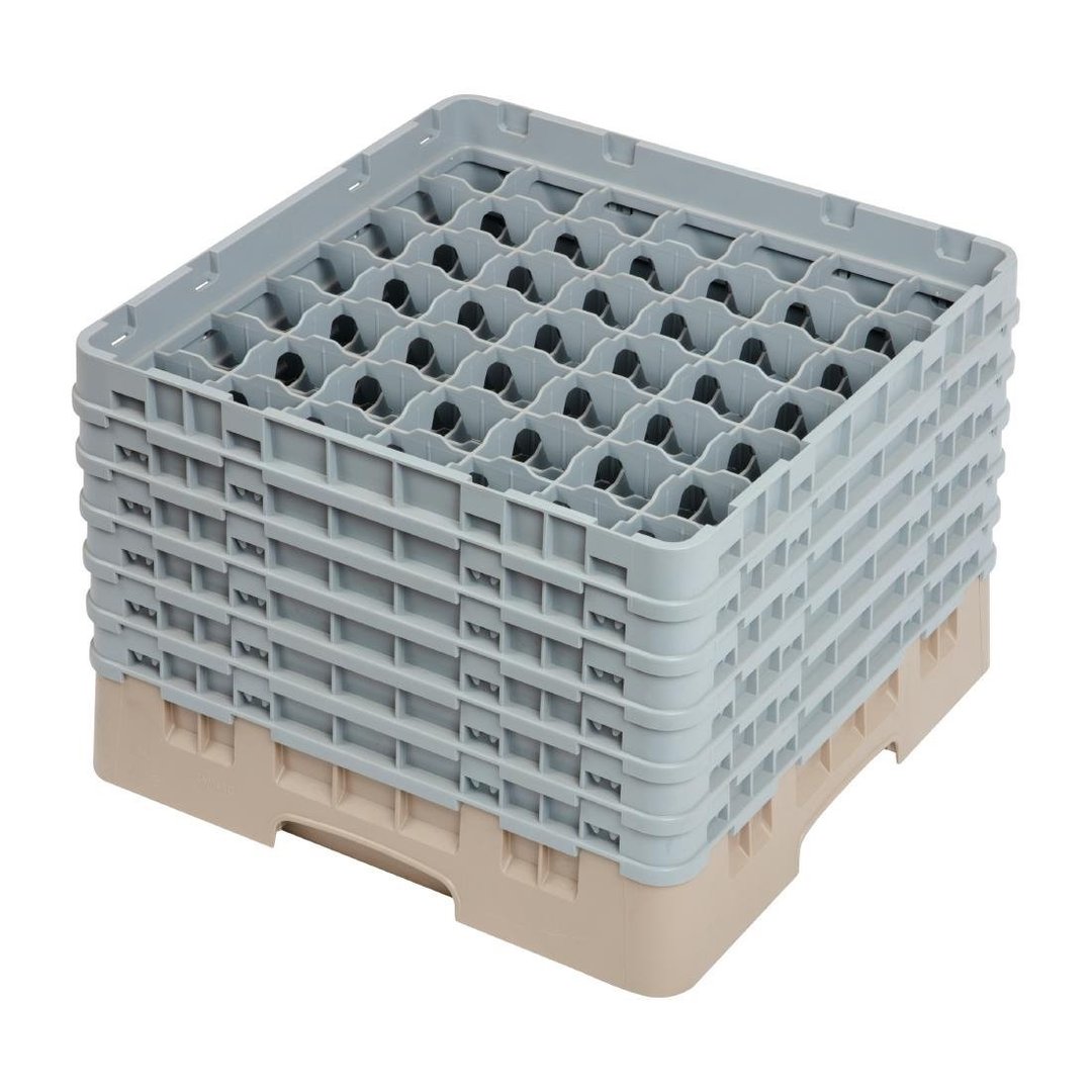 Cambro Camrack Beige 49 Compartments Max Glass - Height 298mm