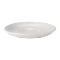 Utopia Pure White Double Well Saucer - 150mm 6" (Box 24)