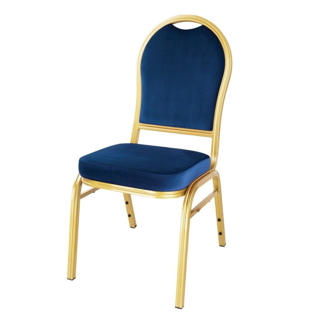 Bolero Regal Banqueting Chair - Sapphire (Pack 4)